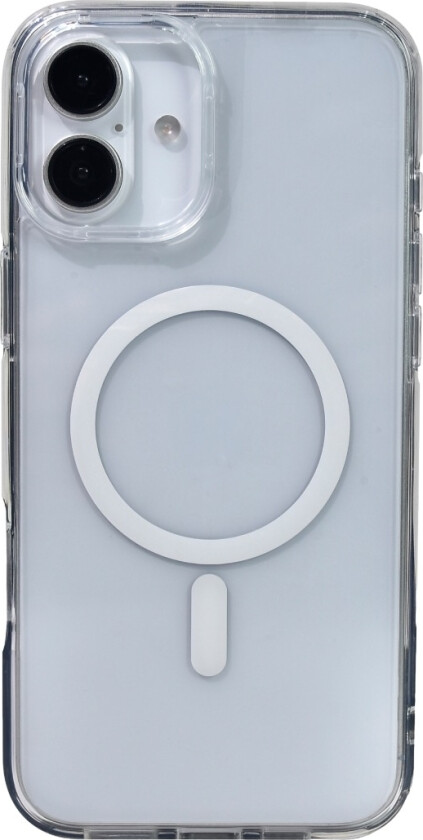 iPhone 16 Plus magnetisk deksel, gjennomsiktig