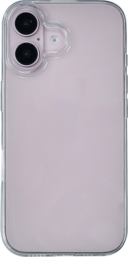 Backcover 1.0 iPhone 16 deksel, gjennomsiktig