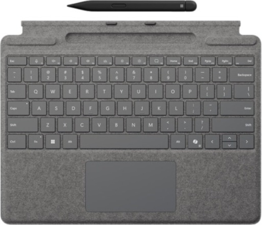 Surface Pro Keyboard med Slim Pen, platina