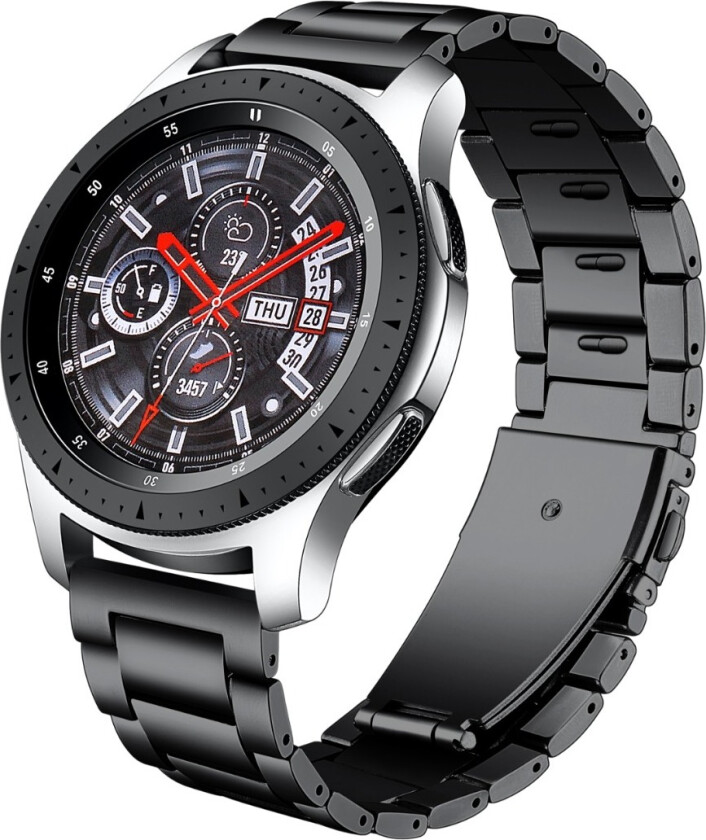 Natural stålreim universal 20 mm V2, svart