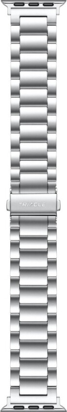 Natural stålreim Apple Watch 42/44/45/49 mm, sølv