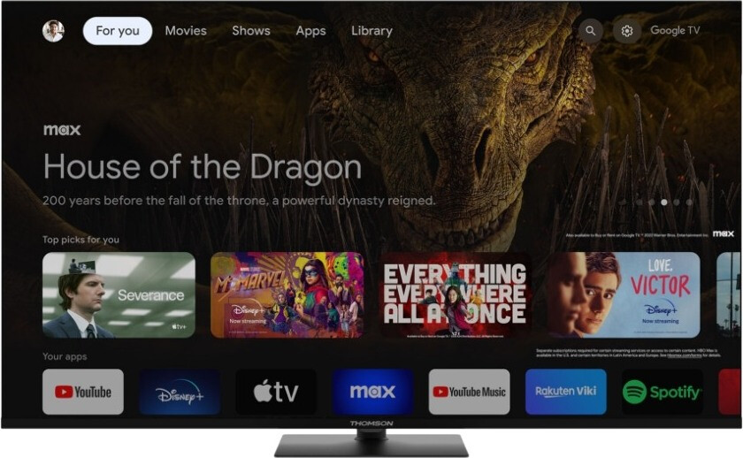 50" 4K UHD Google TV 50UG5C14