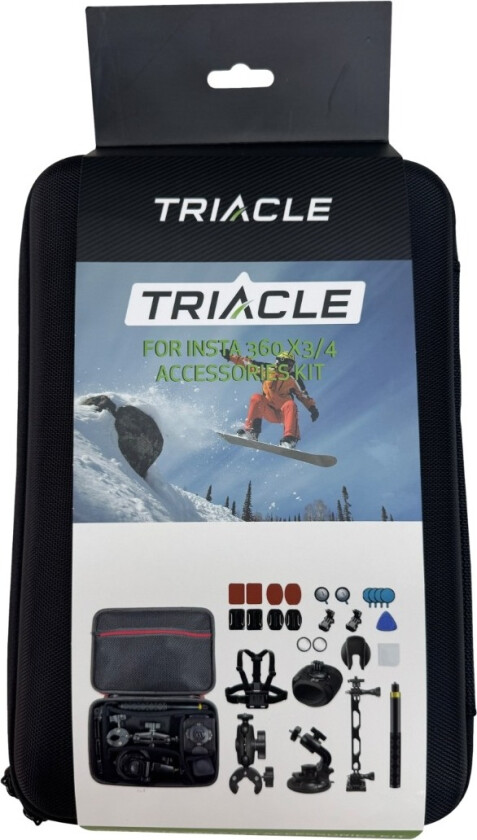 tilbehørssett til Insta360 X-serien