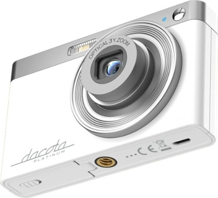 DC11 digitalkamera 16 MP 3x optisk zoom, hvit