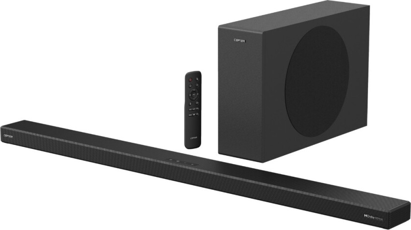 Soundbar 5 - 2.1 Dolby Atmos lydplanke, svart
