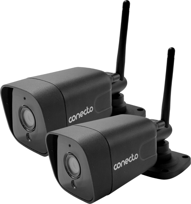 overvåkingskamera utendørs 2MP, 2stk