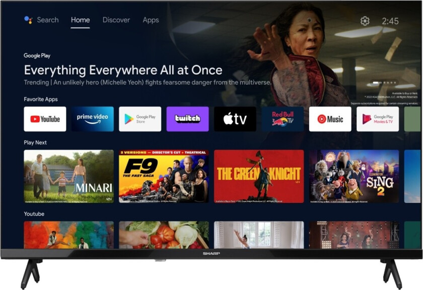 32" HD Ready Android TV 32FH4EA