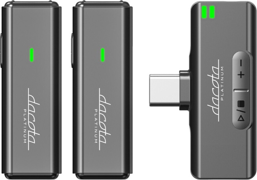 Bilde av trådløst lavalier-mikrofonsystem, USB-C, svart