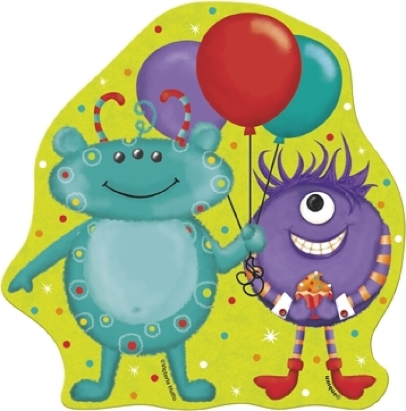 Alien Fun cutouts, pakke med 8 stk