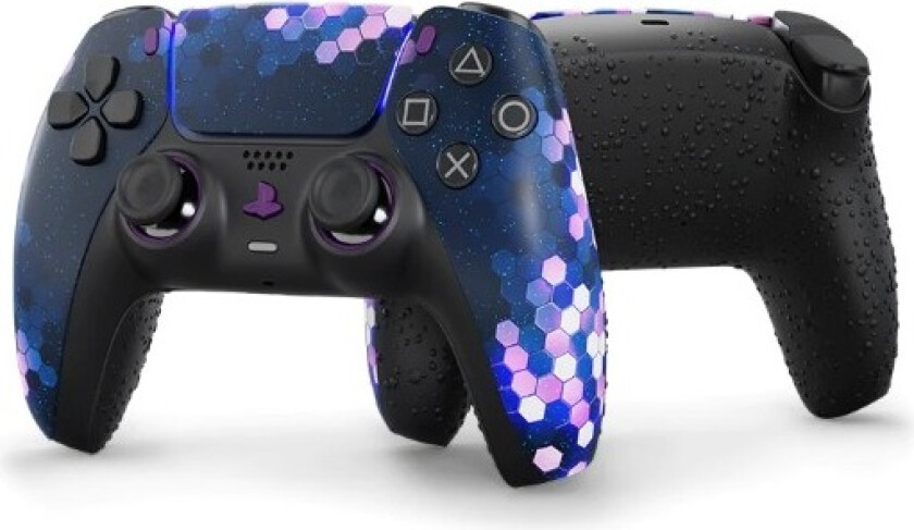 King controller PS5 Galaxy Hex kontroller, sort/lilla