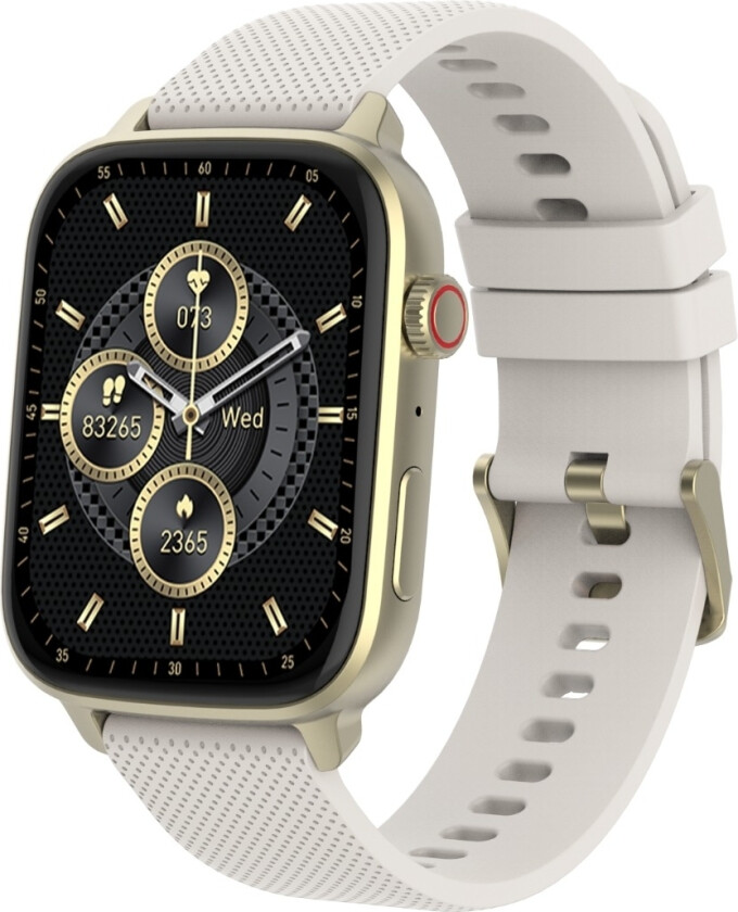 Arena Two smartklokke, gull/hvit