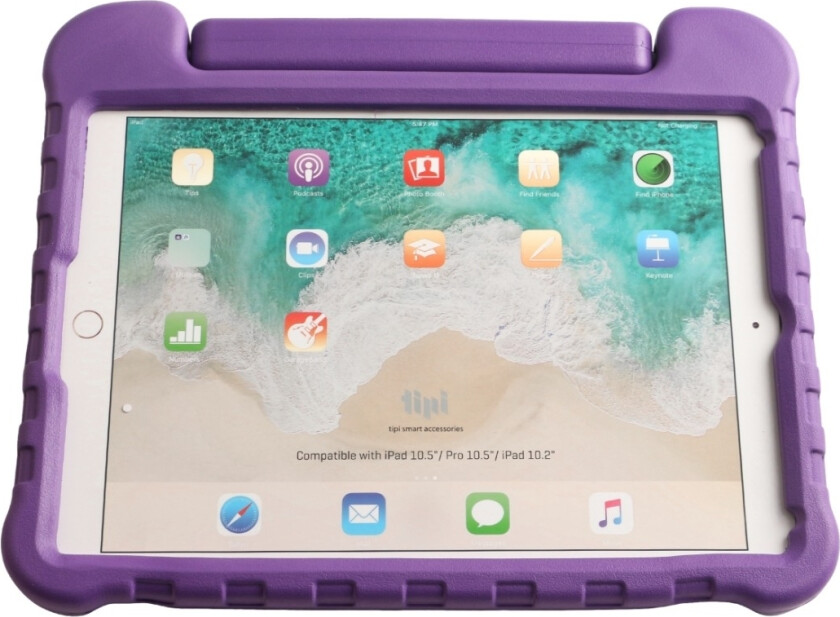 Procase Handle iPad 10,2/10,5 beskyttelsesdeksel, lilla