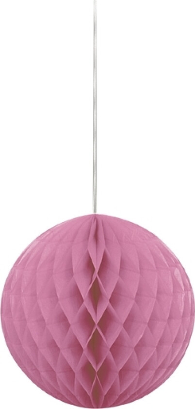 Rosa dekorball, 20,3 cm diameter