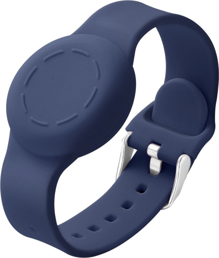 silikon Armbånd til Apple AirTag/ X-Mark Two for barn, blå