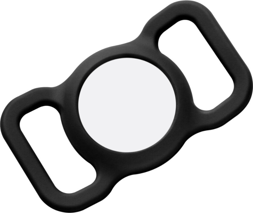 halsbåndmerke for Apple AirTag/ X-Mark Two for kjæledyr, svart