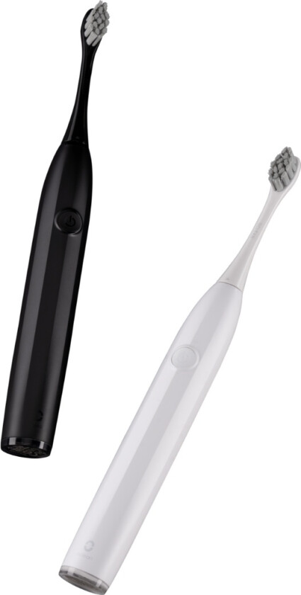 Endurance Duo elektrisktannbørste 2 stk, svart/hvit