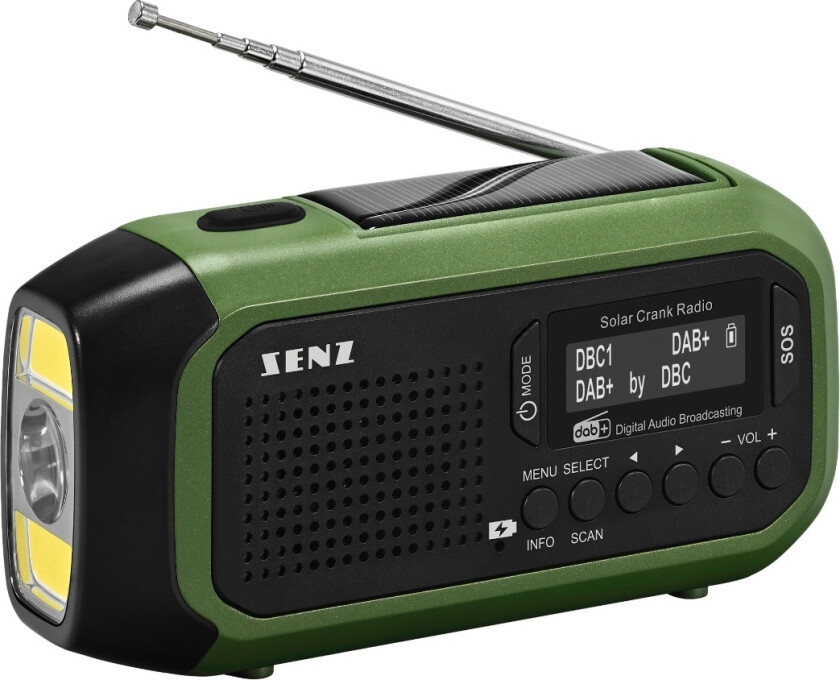 Trail Sveivradio med solcellepanel