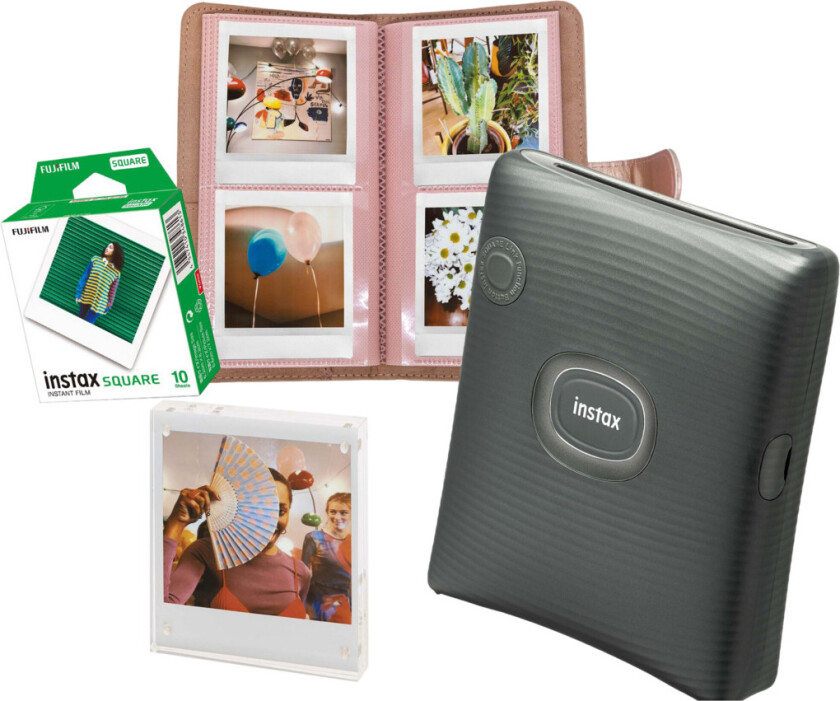 Instax Square Link smarttelefonskriverpakke, grønn