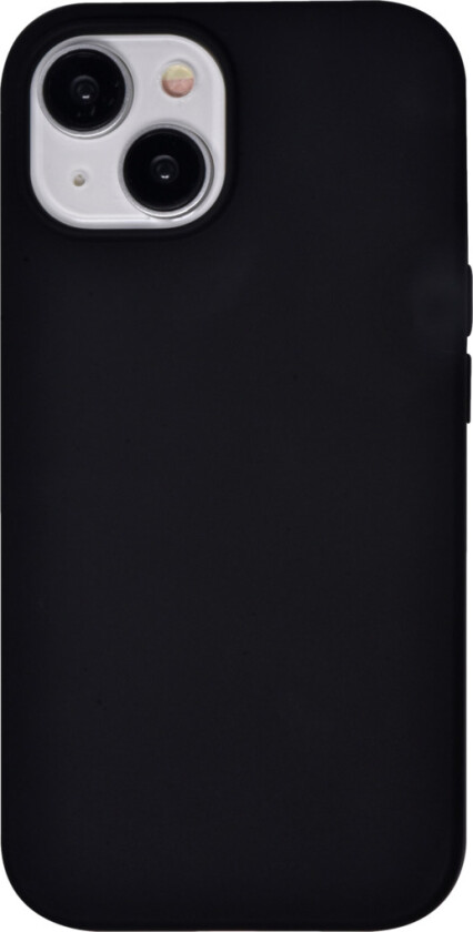 iPhone 15 magnetisk Liquid silikon deksel, svart