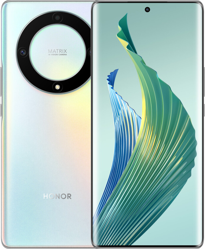 HONOR Magic5 Lite 5G 8/256 GB smarttelefon, sølv