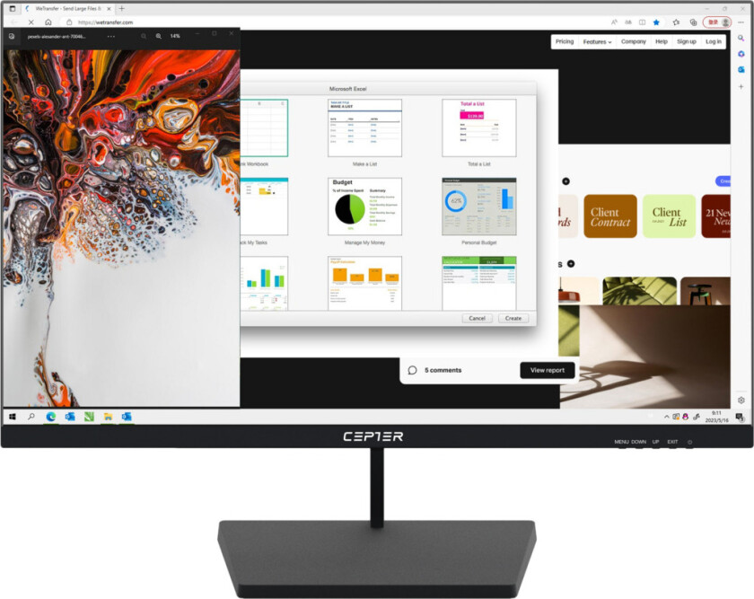 Nova 27" Full HD skjerm