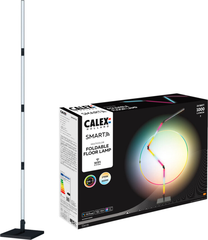 Smart Sammenleggbar, gulvlampe RGBW