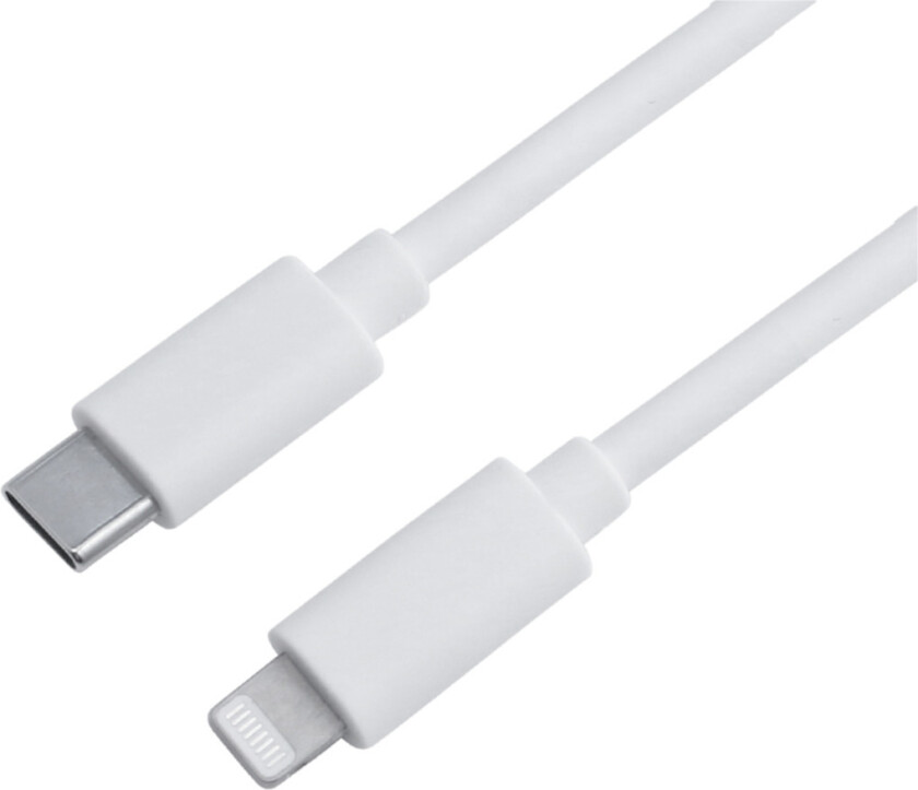 USB-C til Lightning kabel 3 M, hvit