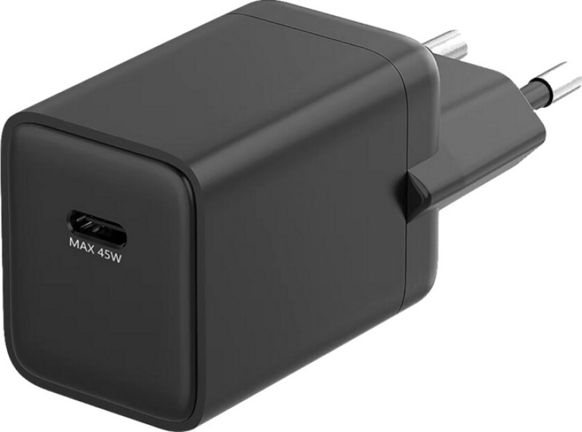 45 W Gan USB-C hurtiglader 1 Port, svart