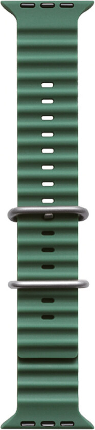 Sport silikonreim Apple Watch 42/44/45/49 mm, grønn