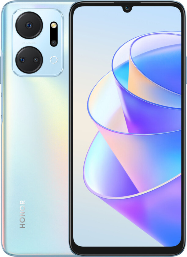HONOR X7A 4/128 GB smarttelefon, Titanium Silver