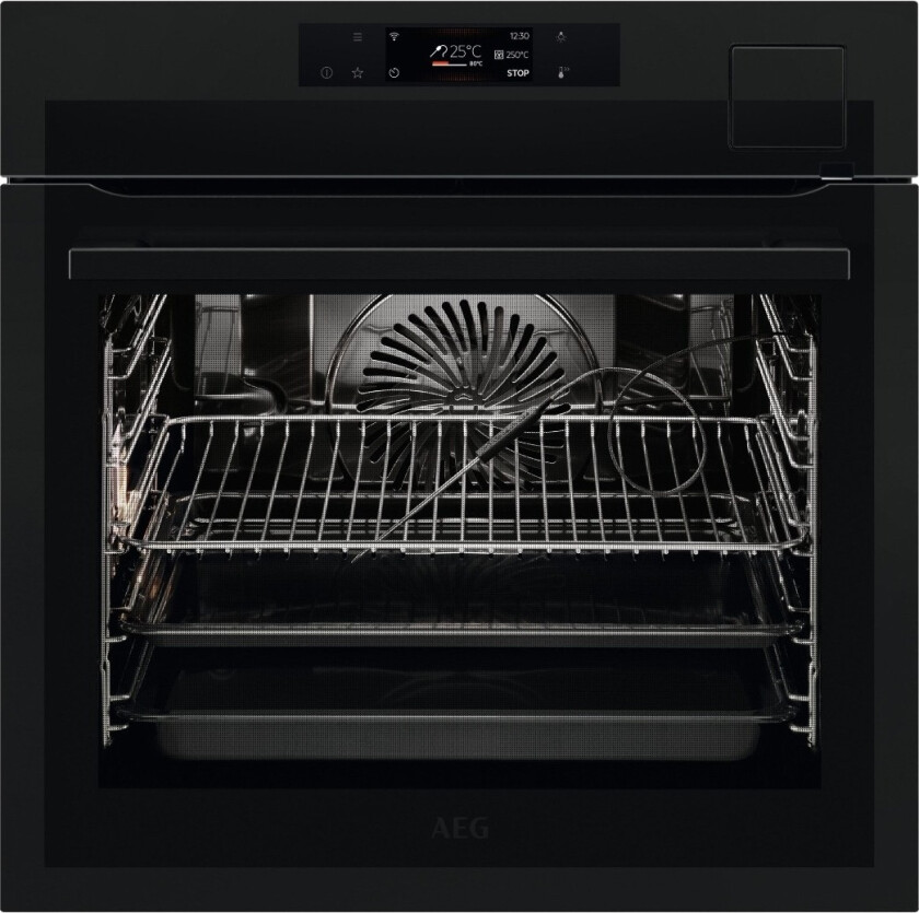 9000-serien BFS8800T stekeovn, matt svart