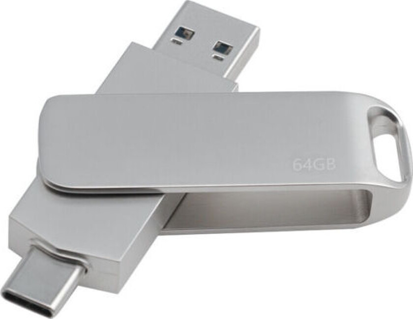 2-i-1 USB-minne 64 GB