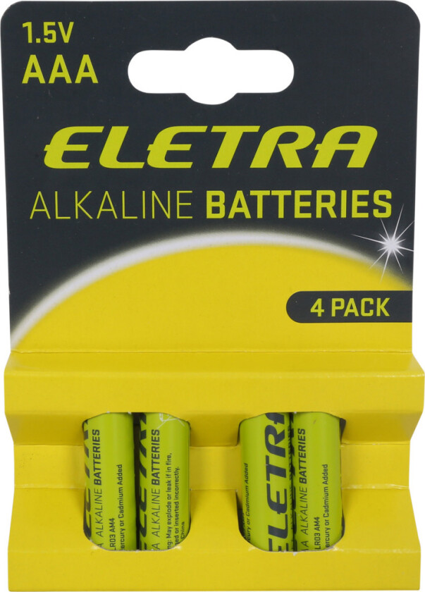 EA4AAA23 AAA batterier, 4 stk