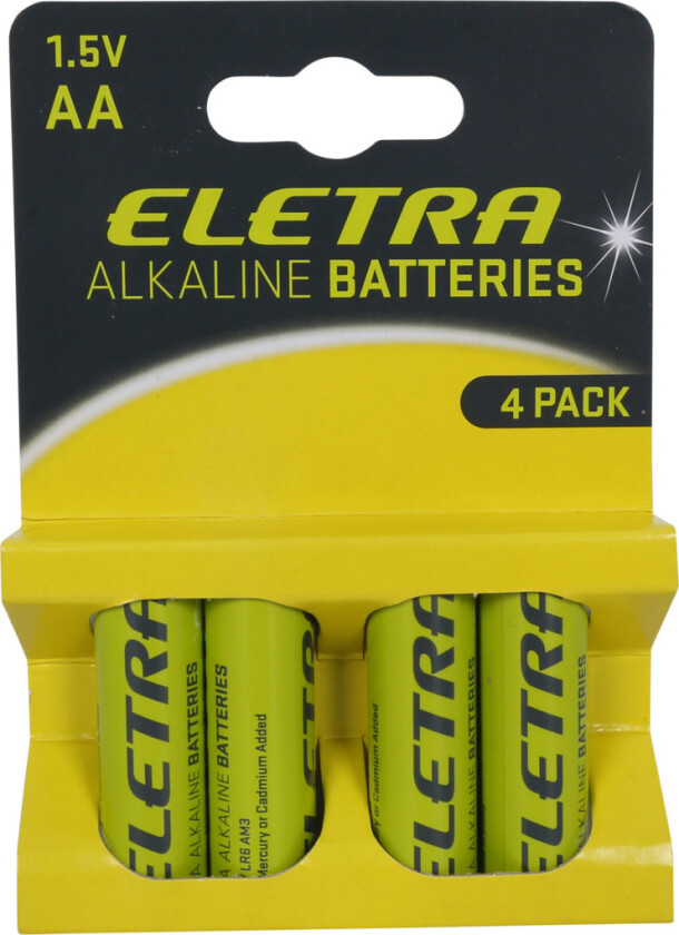 EA4AA23 AA batterier, 4 stk