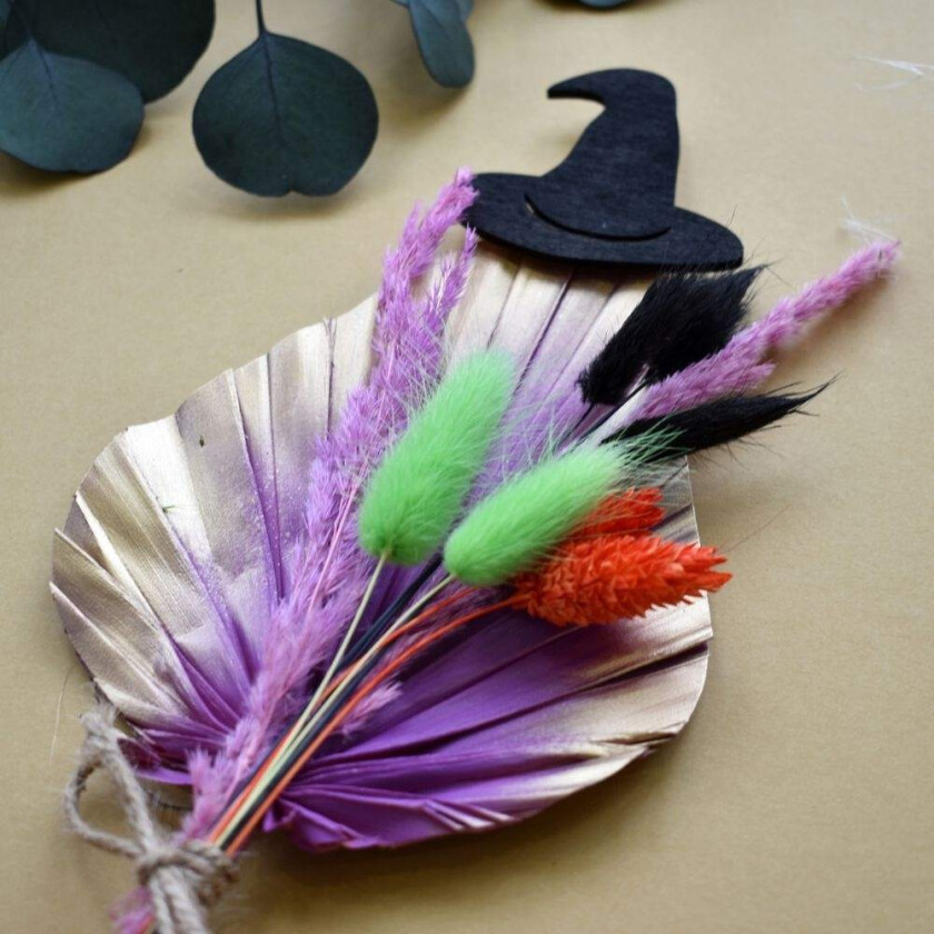 Tørket Blomster, Halloween Heks