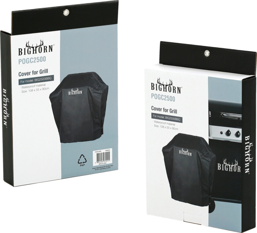 PogC2500 grilltrekk, svart