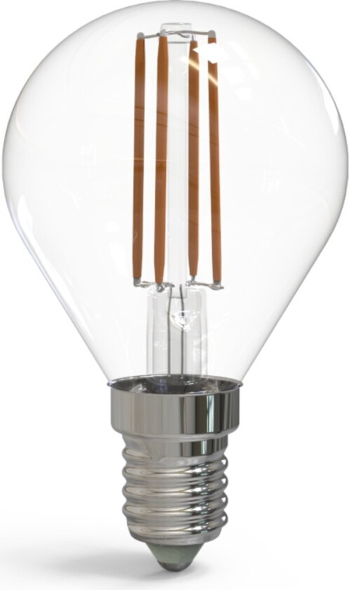 KLE14G300C E14 3W 300LM LED-pære, klart glass