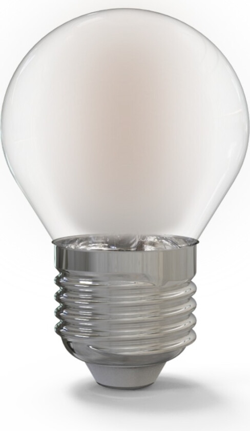 KLE27G300F E27 3W 300LM LED-pære, Frostet glass