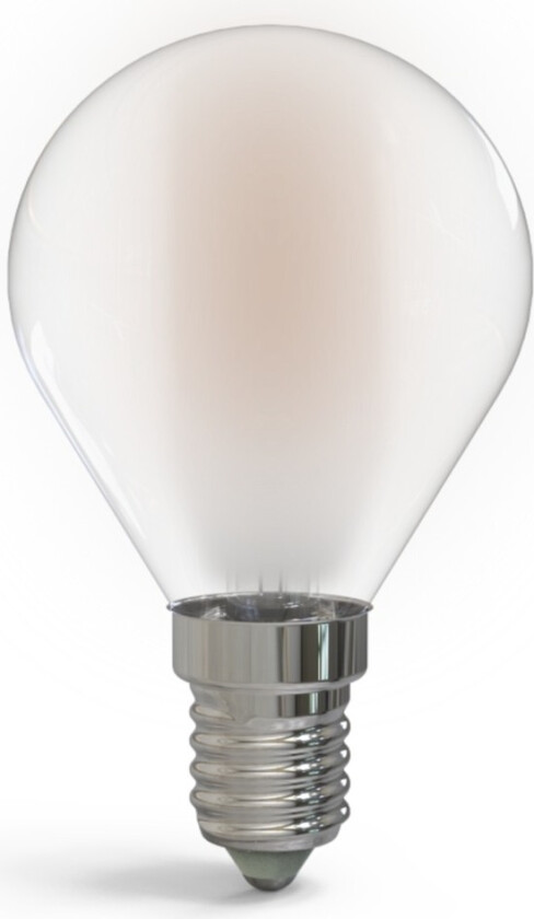 KLE14G450F E14 5W 450LM LED-pære, Frostet glass