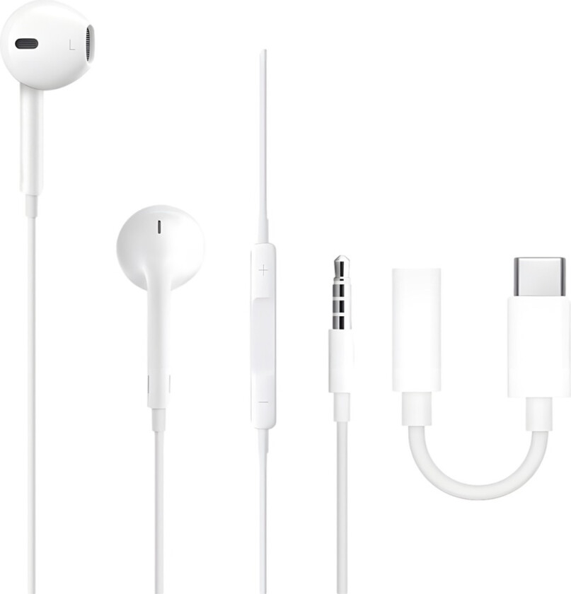 earbuds 3,5Mm (med USB-C adapter) In-Ear øretelefoner