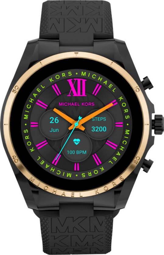 Bradshaw smartklokke 44, svart/gull