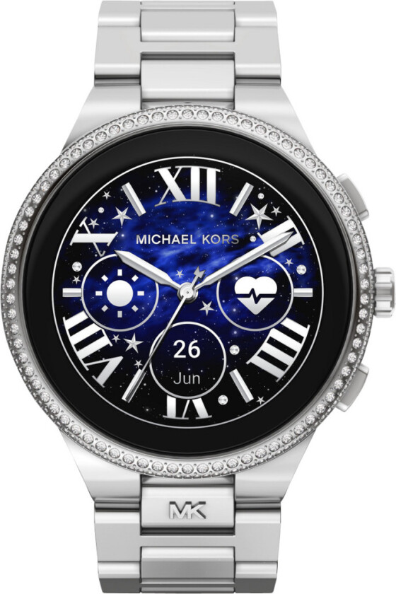 Camille smartklokke 44 mm, sølv/sølv