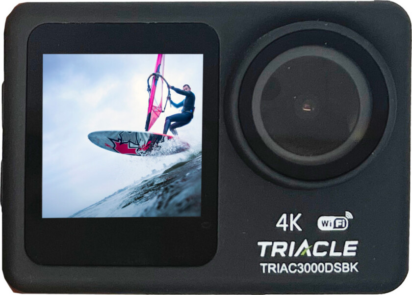 Unikat 3000Ds actionkamera 4K, svart