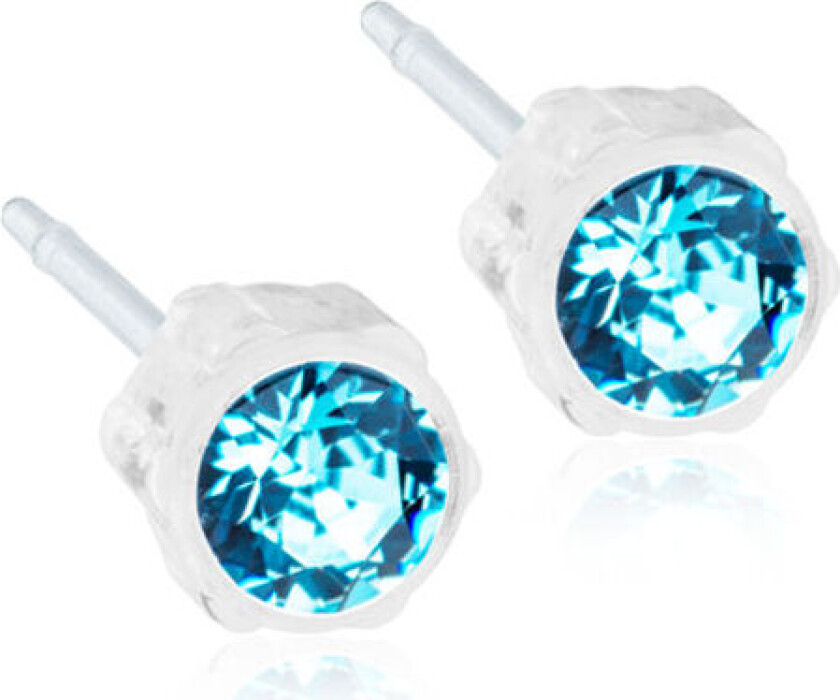 Medical Plastic  4mm Aquamarine