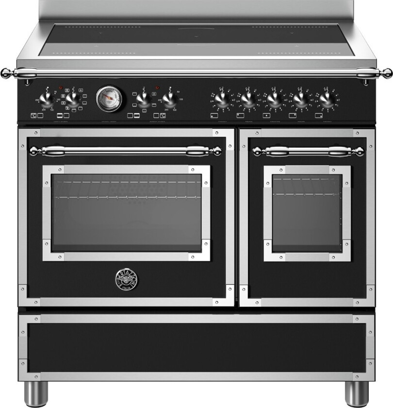 Heritage Series HER95I2ENET induksjonskomfyr, Nero matt
