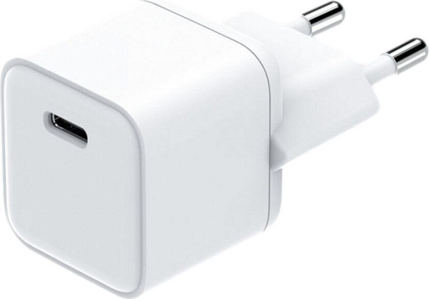30 W USB-C GaN hurtiglader 1 port, hvit