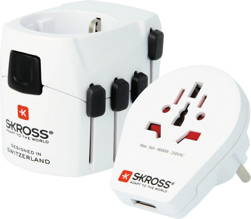Bilde av Pro World & USB reiseadapter