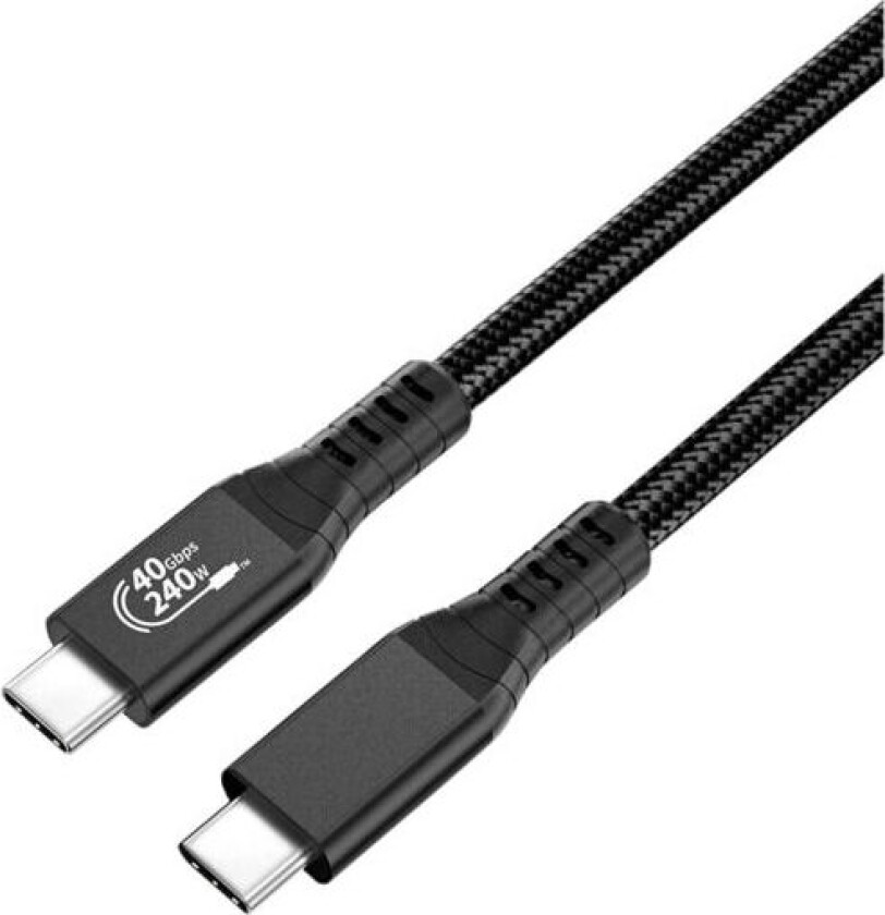 Bilde av USB-C (USB4) kabel 2 M, svart