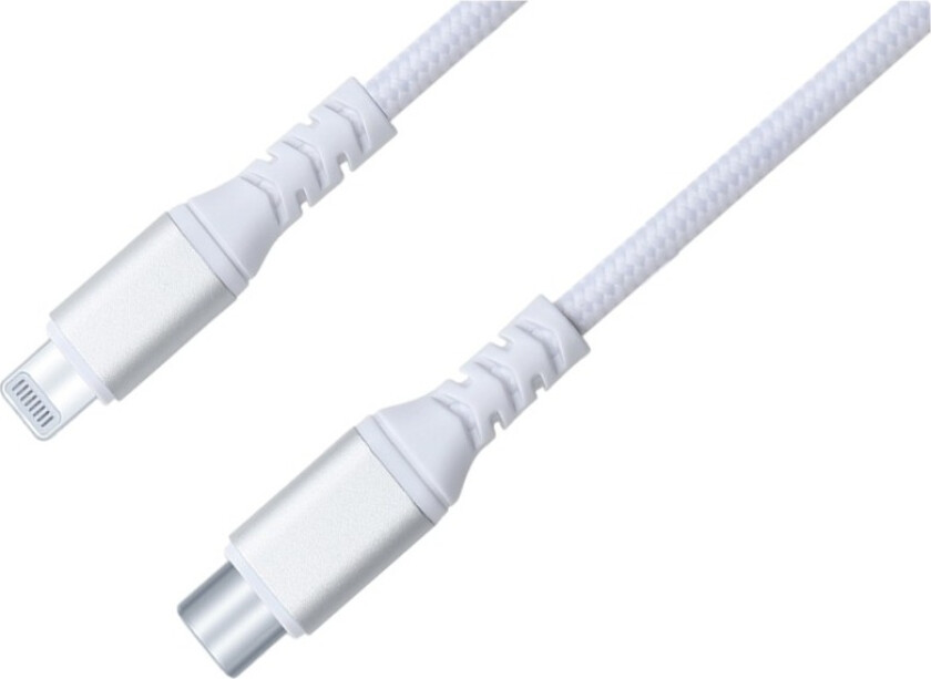 USB-C - Lightning kabel 0.5M, hvit