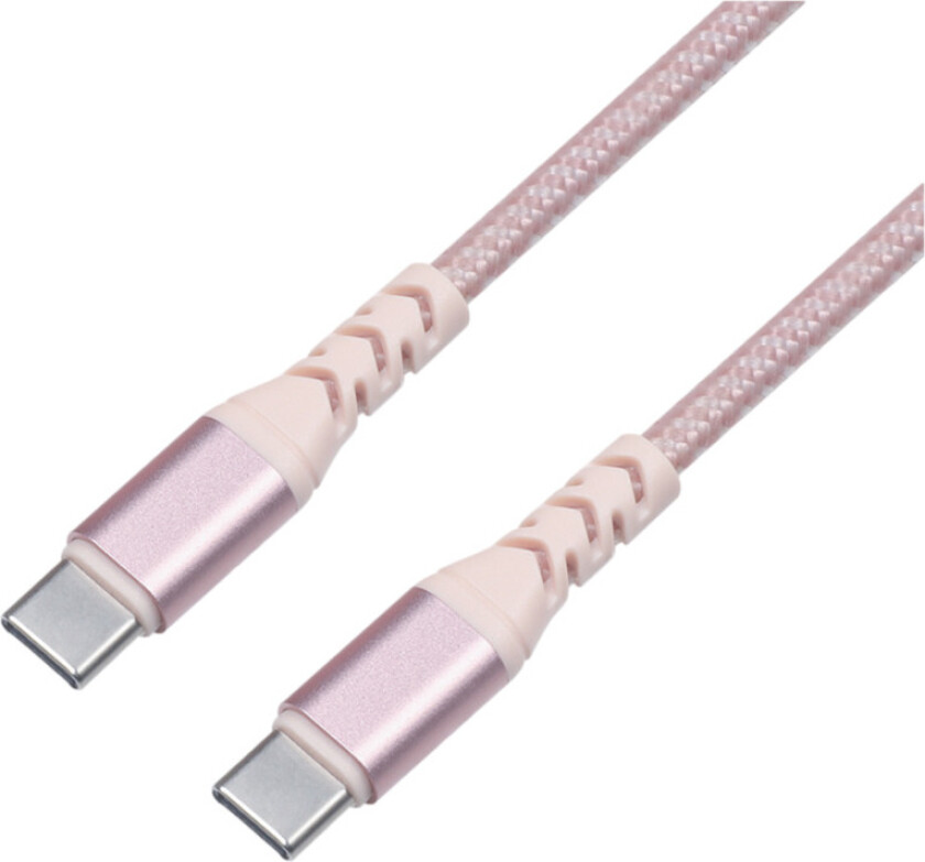 Bilde av USB-C- – USB-C-kabel 2 M, rosegull